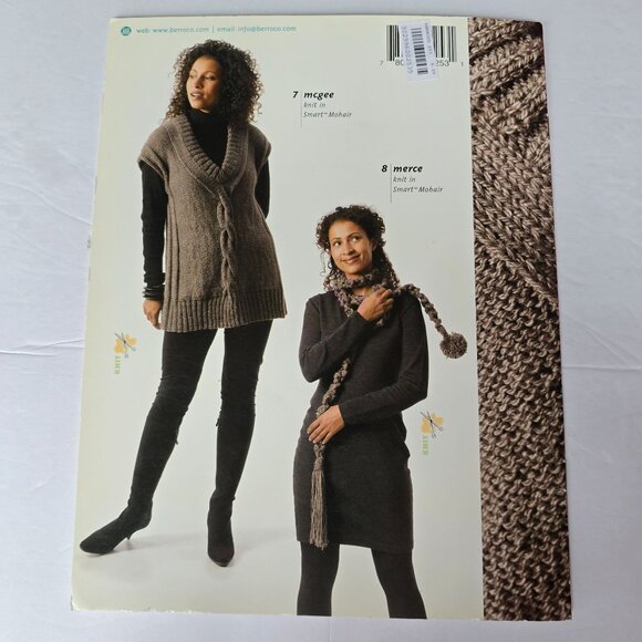 Berroco Smart Mohair #253 Knitting Pattern Book - Picture 6 of 9
